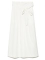 フロントスリットスカート/WHT