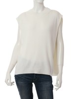 バックフレアニットＴＯＰＳ/グレー