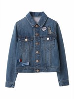 ワッペン付Ｇジャン/インディゴブルー