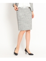 [S]Vフリクションツィードスカート/ネイビー(493)