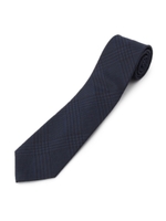 スパンシルク(千鳥)柄ネクタイ/グレー(212)