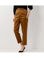 ☆JC サテン ベルトツキ クロップドパンツ/DK.Grn