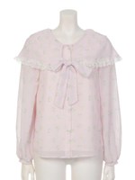 AU flower lace B/L/ホワイト