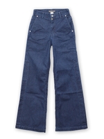 スリットフレアデニムパンツ/INDIGO