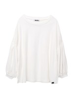 BALLOON SLEEVE TOP/オレンジ