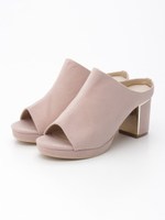 【chille anap】オープントゥ サボサンダル/BEG