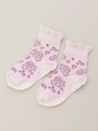 フラワーJQ SOCKS/ブルー