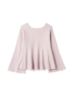 前後２ＷＡＹフレアスリーブニット/ホワイト(030)