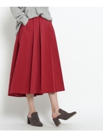 綿ミディスカート/オフホワイト(003)