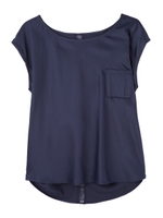 PEACH JOHN/レーシィサテンＴ/ネイビー