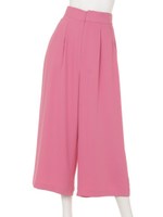 スプリングカラーワイドパンツ/パープル