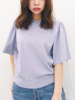 フレアーニットトップス/LAVENDER