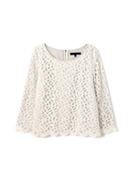 アリーゼレースブラウス/ネイビー(120)