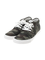 【AZUL by moussy】カモフラキャンバスミドルカットスニーカー/KHA