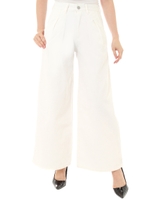 【AZUL by moussy】タックワイドパンツII/O/WHT