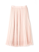 ジョーゼットプリーツスカート/ピンク(090)