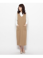 ジャンスカ+ハイネックインナーセット/ネイビー(093)