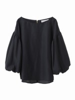 袖ボリュームスパンローンプルオーバー/サーモンピンク