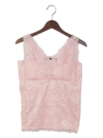 レースタンク/ピンク/A