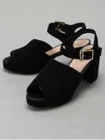 スエード風サンダル/ピンク