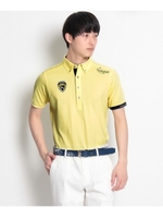 ボタンダウン鹿の子ポロシャツ/レモンイエロー(131)