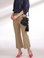 Dickies×安西こずえ/別注クロップドフレアパンツ/ベージュ