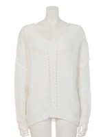 スプリングニットセーター/WH