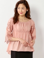 〓☆JC  レーススカラ 2WAY ブラウス/SHERBET