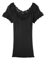 ＳＡＬＯＮ　ｂｙ　ＰＪ／レーヨンコットンリブ半袖/ヘザーグレー