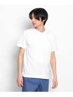 ワッフル切り替えTシャツ/ホワイト系(002)