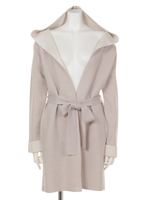 シンプルフーディガン/ブルー