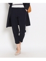 【VERY4月号掲載】〔洗える〕[L]クロップドテーパードパンツ/グレー系(010)