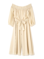 《EDIT COLOGNE》オフショルオールインワン/ベージュ(040)