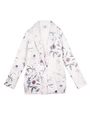 water flower tailored jacket/WHITE