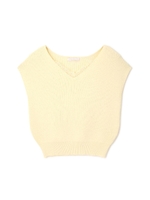 デコルテレースニット/レモン(060)