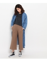 デニムベルテッドコート/ブルー(092)