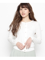 マルチボタンニットカーディガン/ライトグレー(011)