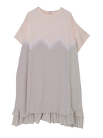 リメイク風ワンピース/ピンク