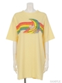 WIMP SURF RIDER TEE ONE-PIECE/YELLOW