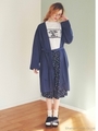 【LOOKBOOK、MOOK掲載アイテム】テンセルガウンCT/NVY