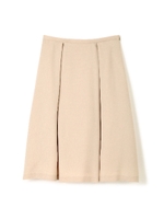 ポリエステルツイルスカート/ベージュ(040)