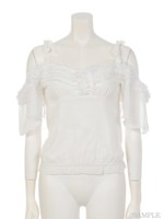 AU furigyaza TOPS/ホワイト