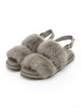 (COVIS)ファーサンダル/GREY MID