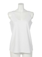 【BED&BREAKFAST】COMPRESSION COTTON Tank/OFFWHITE