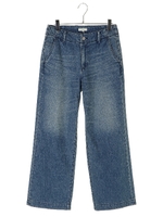 デニムワイドパンツ/ライトインディゴ