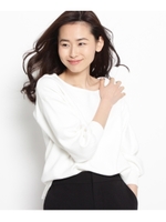 ミラノリブシンプルプルオーバニット/ピンク系(070)