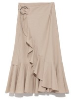 ラッフルセットアップスカート/NVY