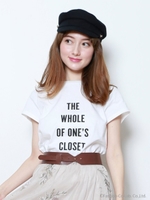 ロゴTシャツ/ホワイト