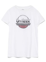 on fleekグラフィックTシャツ/WHT