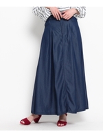 テンセルマキシデニムスカート/ネイビー(095)